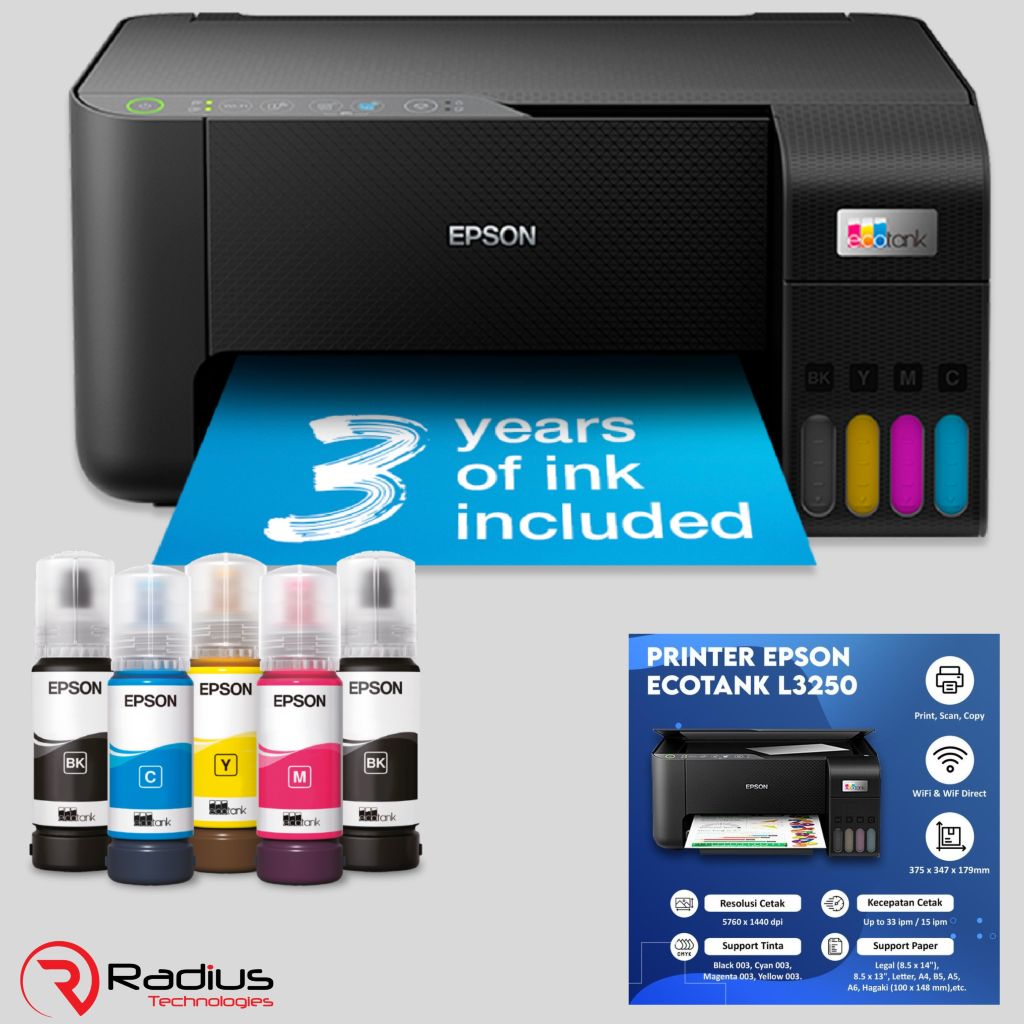 Epson L3250 – A4 Multifunction Wi-Fi Ink Tank Printer