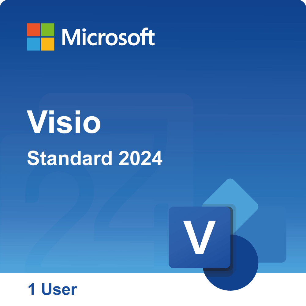 Microsoft Visio 2024 Standard – 1 PC (Bind License)