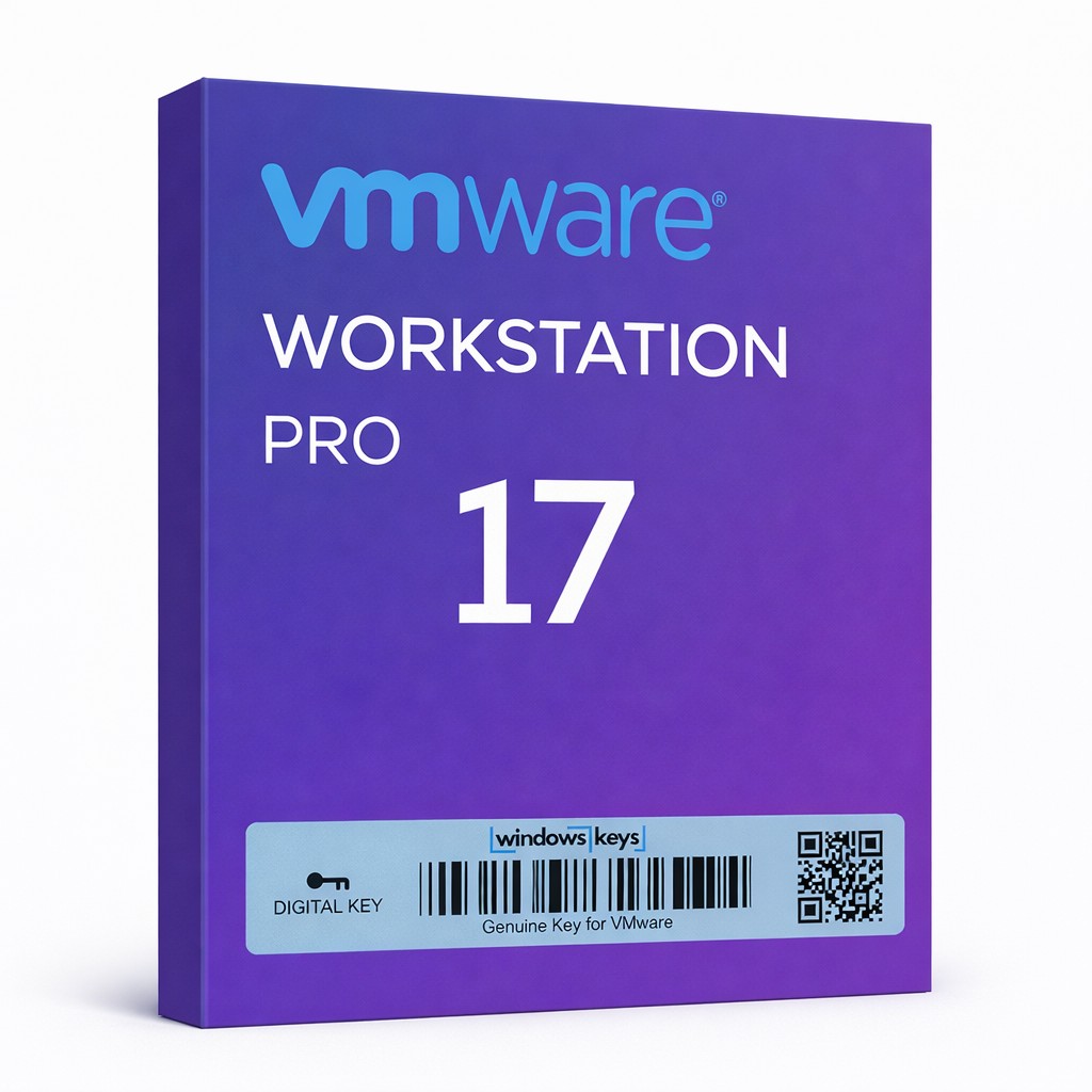VMware Workstation Pro 17 – Genuine License Key (Lifetime License)